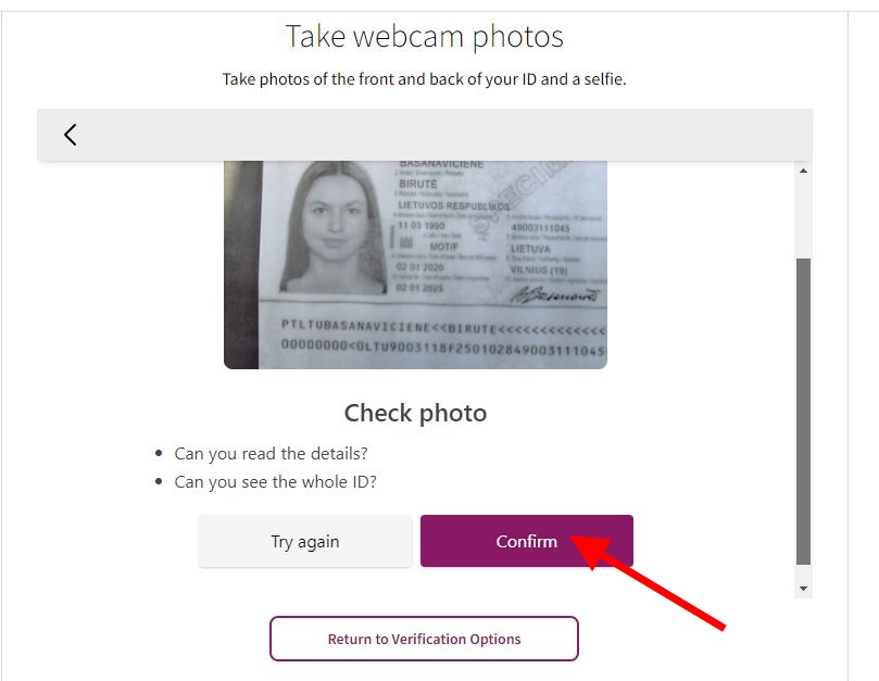 Kaip verifikuoti skrill paskyrą