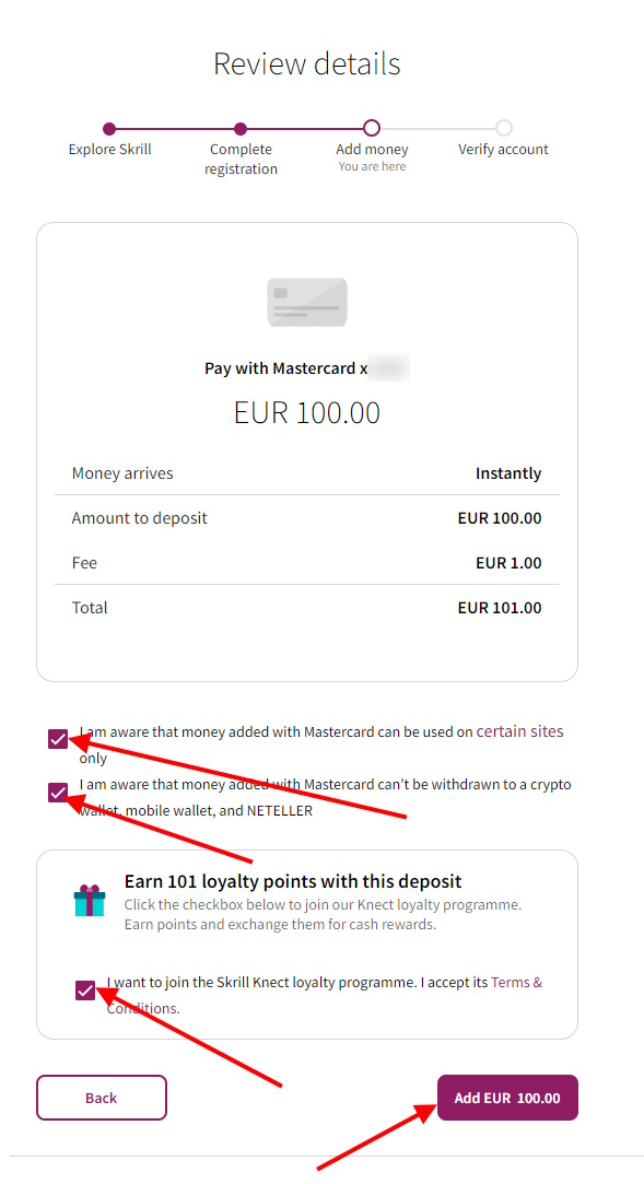 Kaip papildyti skrill sąskaitą